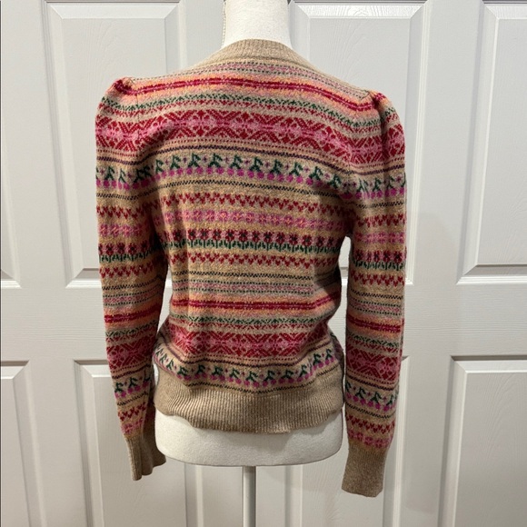 J. Crew Women's Vibrant Patterned Sweater - Picture 4 of 9